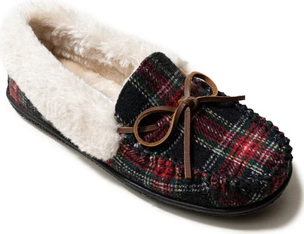 black tartan plaid