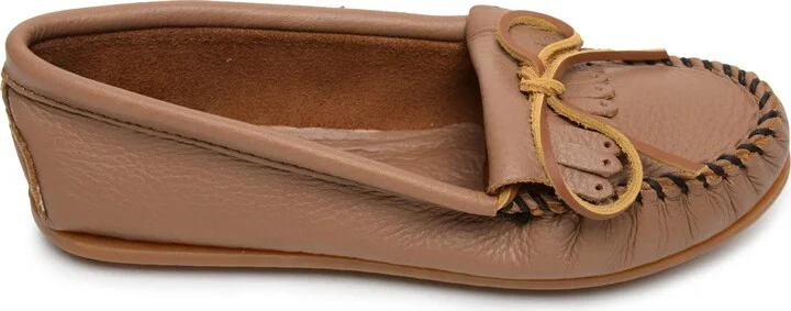 Minnetonka Women's Deerskin Kilty Moccasins - Image 2
