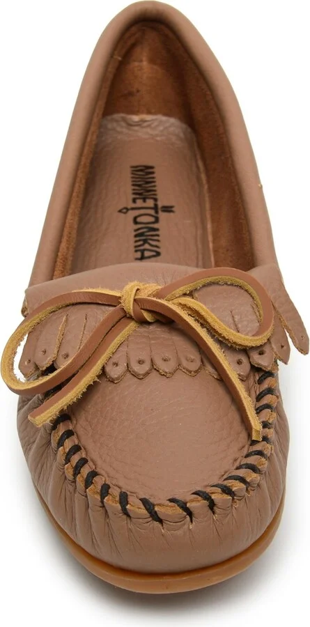 Minnetonka Women's Deerskin Kilty Moccasins - Image 3
