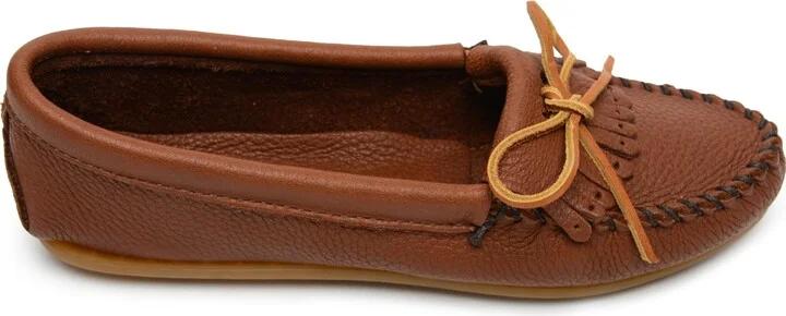 Minnetonka Women's Deerskin Kilty Moccasins - Image 8