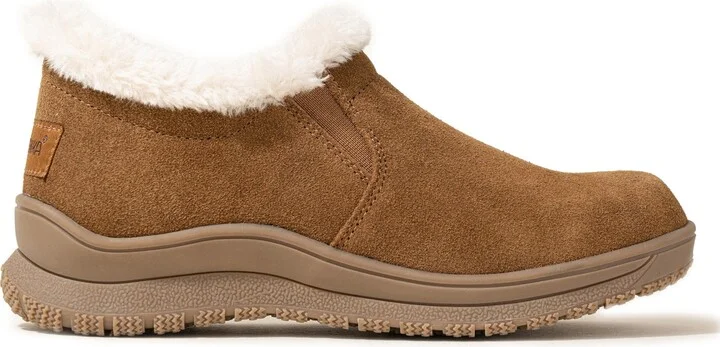 Minnetonka Women's Eagan Suede Faux Fur Lined Booties - Image 3