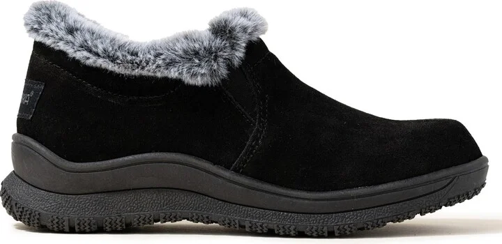 Minnetonka Women's Eagan Suede Faux Fur Lined Booties - Image 9