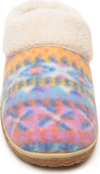 Minnetonka Women's ECO Spruce Recycled Slide Slippers 4618, Orange Sunset Multicolored - - Image 2