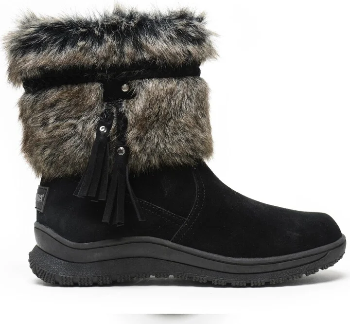 Minnetonka Women's Everett Faux Fur Trim Mid-Calf Boots - Image 7