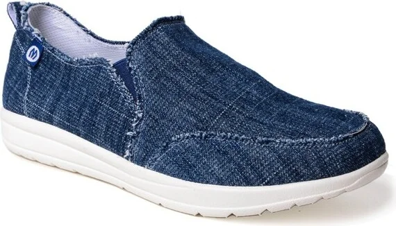 Minnetonka Women's Expanse Slip On Shoes 61085, Blue Denim -