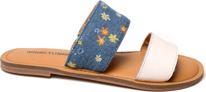 Minnetonka Women's Franky 2-Strap Slide Sandals - Image 3