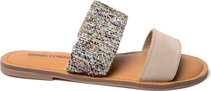 Minnetonka Women's Franky 2-Strap Slide Sandals - Image 4