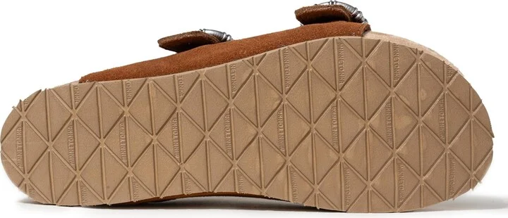 Minnetonka Women's Georgine Classic Suede Buckle Slide Sandals - Image 5