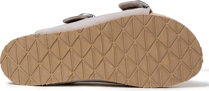 Minnetonka Women's Georgine Classic Suede Buckle Slide Sandals - Image 9