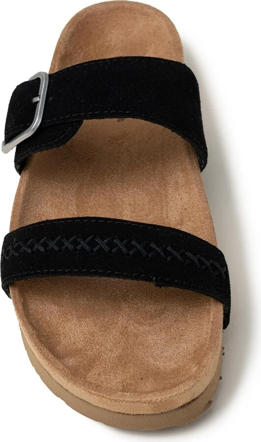 Minnetonka Women's Gideon Suede 2-Strap Buckle Sandals - Image 3