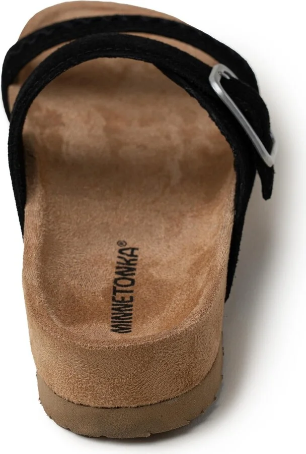 Minnetonka Women's Gideon Suede 2-Strap Buckle Sandals - Image 4