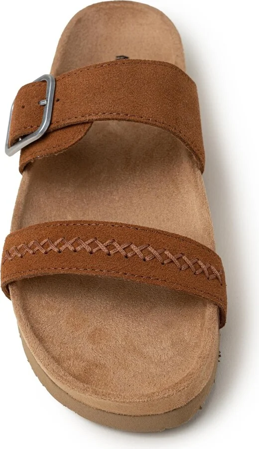 Minnetonka Women's Gideon Suede 2-Strap Buckle Sandals - Image 8