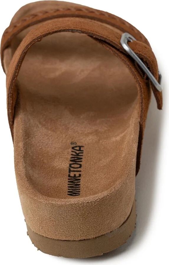 Minnetonka Women's Gideon Suede 2-Strap Buckle Sandals - Image 11