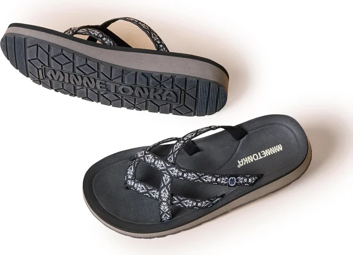 Minnetonka Women's Hanna 2.0 Multi Strap Thong Sandals - Image 10