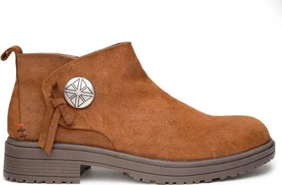 Minnetonka Women's Joyelle Suede Ankle Boots 82013, Brown - - Image 3