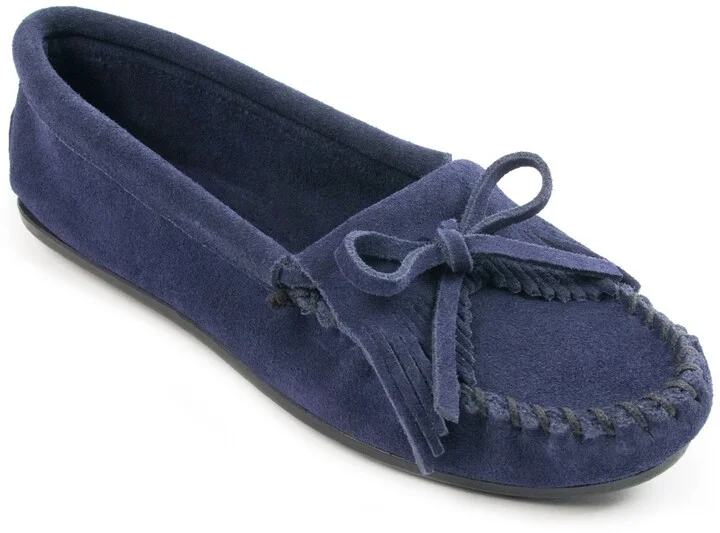Minnetonka Women's Kilty Hardsole Moccasin