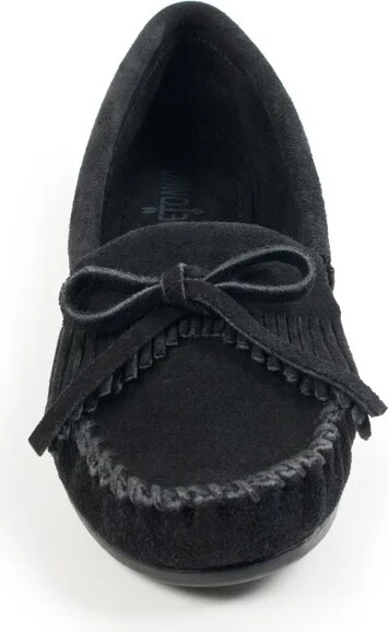 Minnetonka Women's Kilty Moccasins 401T, Med Grey - - Image 11