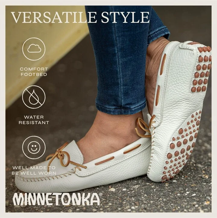 Minnetonka Women's Leather Classic Driver - Image 11