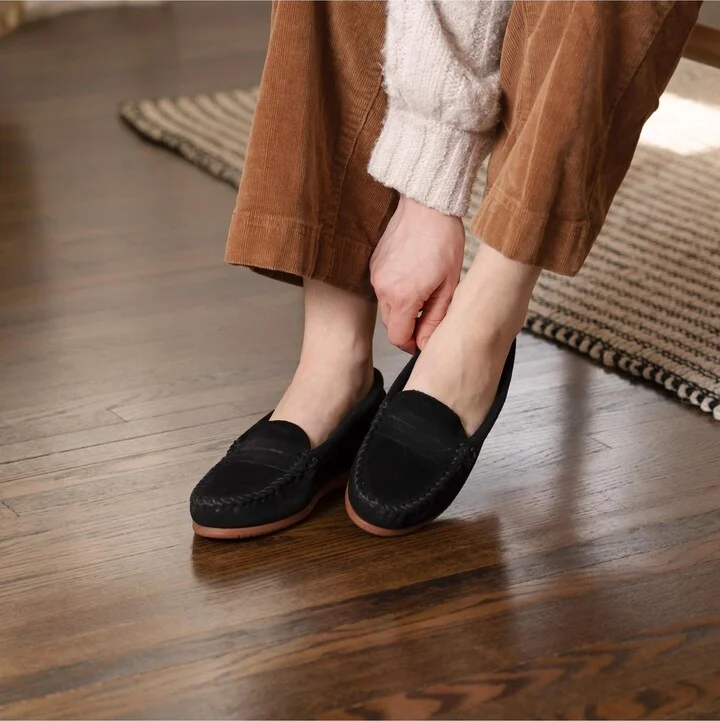 Minnetonka Women's Mellony Penny Suede Loafers - Image 11