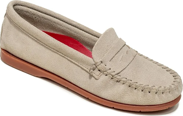 Minnetonka Women's Mellony Penny Suede Loafers