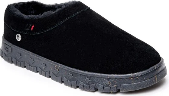Minnetonka Women's Neva Suede Slip-on Clog Slippers 61101, Tan -
