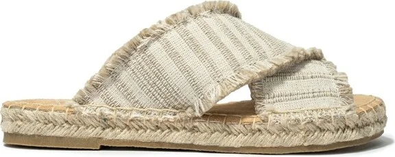 Minnetonka Women's Pepper Sandals 518959 Taupe Stripe - - Image 2