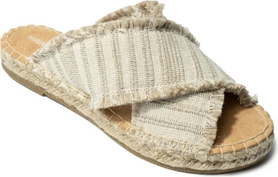 Minnetonka Women's Pepper Sandals 518959 Taupe Stripe -