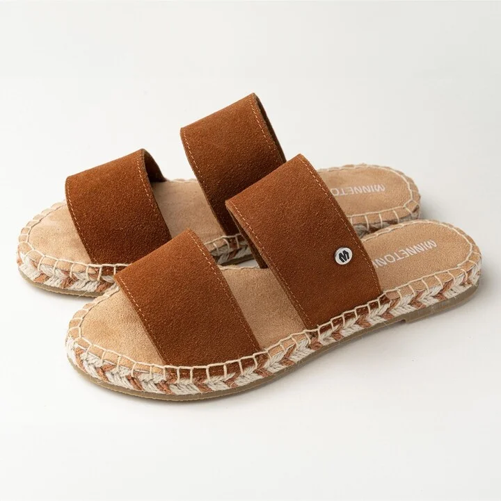 Minnetonka Women's Poppie Suede Slide Sandals - Image 11