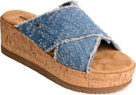 blue distressed denim
