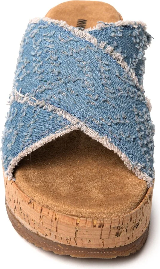 Minnetonka Women's Posey Crossband Wedge Sandal - Image 10