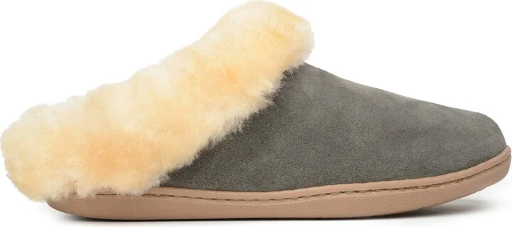 Minnetonka Women's Sheepskin Mule Slippers - Image 4
