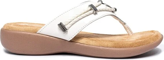 Minnetonka Women's Silverthorne 360 Thong Sandals 504001, Black - - Image 6