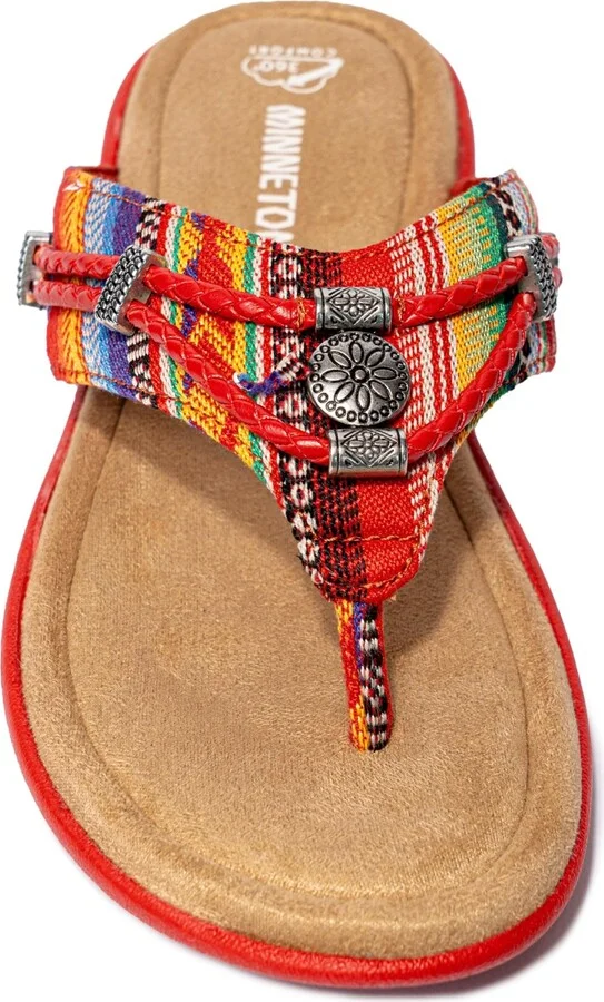 Minnetonka Women's Silverthorne 360 Thong Sandals - Image 4
