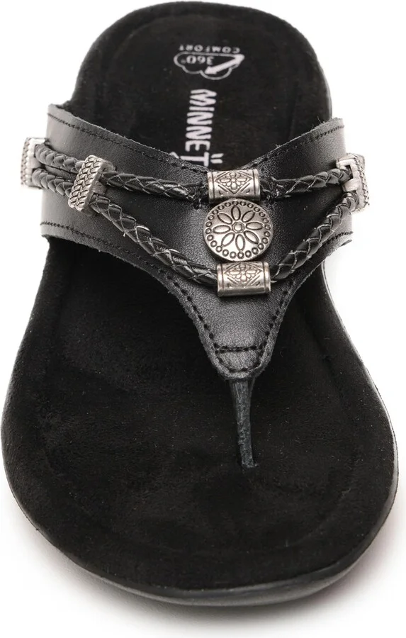 Minnetonka Women's Silverthorne 360 Thong Sandals - Image 8