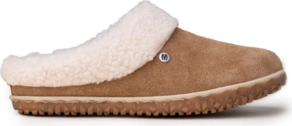 Minnetonka Women's Spruce Suede Berber Lined Slippers 46 Cinnamon - - Image 2