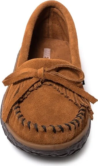 Minnetonka Women's Suede Kilty Tread, 372A, Brown - - Image 2