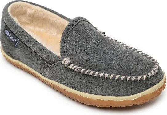 Minnetonka Women's Tempe Loafer Slippers 40136, Brown Autumn Plaid -