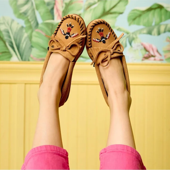 Minnetonka Women's Thunderbird "Animikii" Moccasins - Image 4