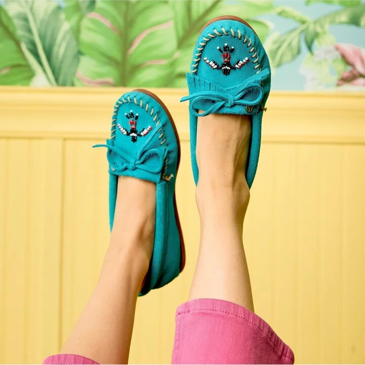 Minnetonka Women's Thunderbird "Animikii" Moccasins - Image 8