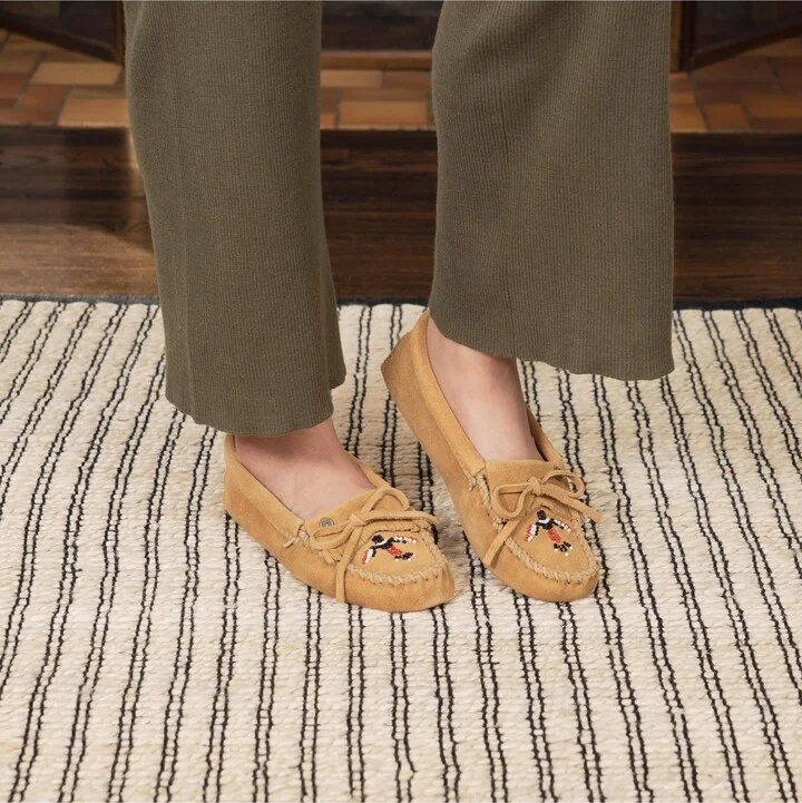 Minnetonka Women's Thunderbird "Animikii" Softsole Moccasins - Image 4