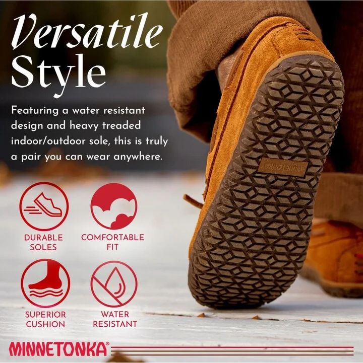 Minnetonka Women's Tie Tread Moccasins - Image 10