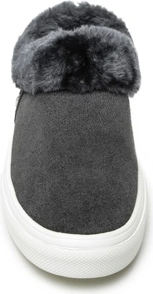 Minnetonka Women's Windy Slipper 40465, Charcoal Gray - - Image 3