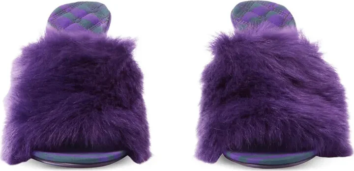 Minnie 115mm shearling mules - Image 5