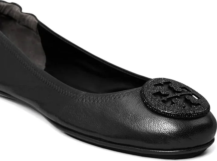 Minnie logo-plaque ballerina shoes - Image 3