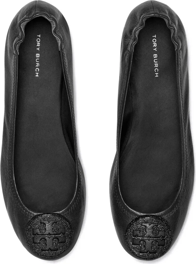 Minnie logo-plaque ballerina shoes - Image 4