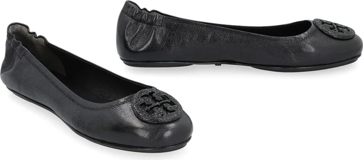 Minnie Travel Leather Ballet Flats - Image 3