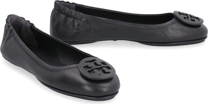 Minnie Travel Leather Ballet Flats - Image 3
