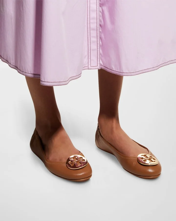 Minnie Travel Leather Ballet Flats - Image 2