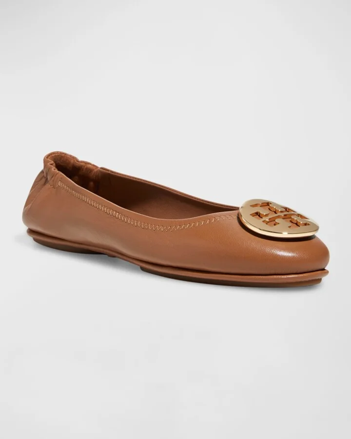 Minnie Travel Leather Ballet Flats - Image 3