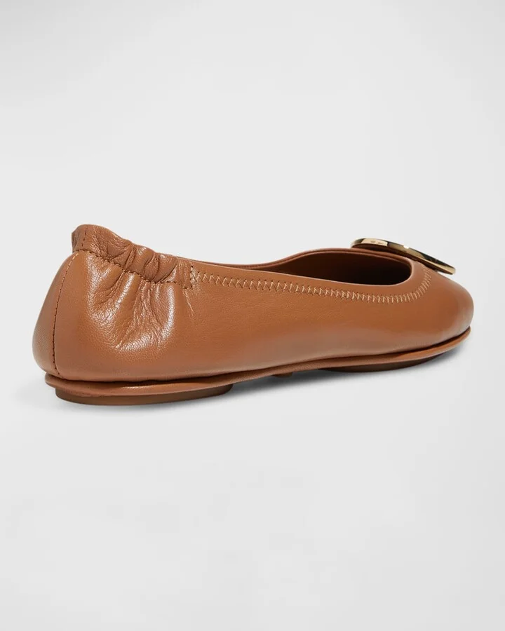 Minnie Travel Leather Ballet Flats - Image 4